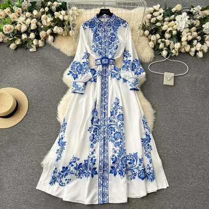 Casual Buckled A-Line Mid Dress - Luxivelle