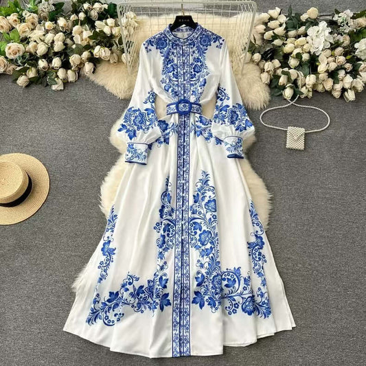 Casual Buckled A-Line Mid Dress - Luxivelle
