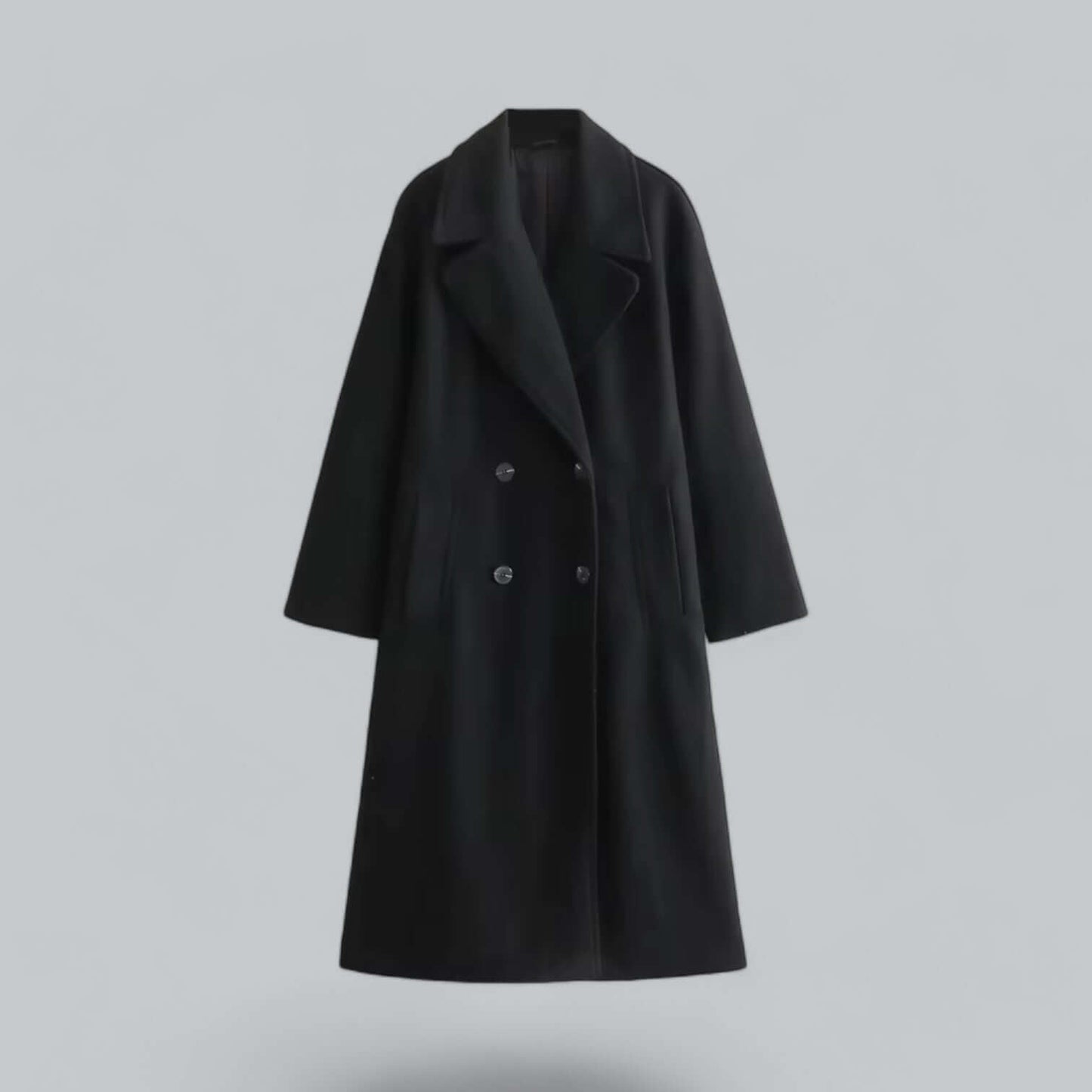 Ladies Large Double Breasted Coat