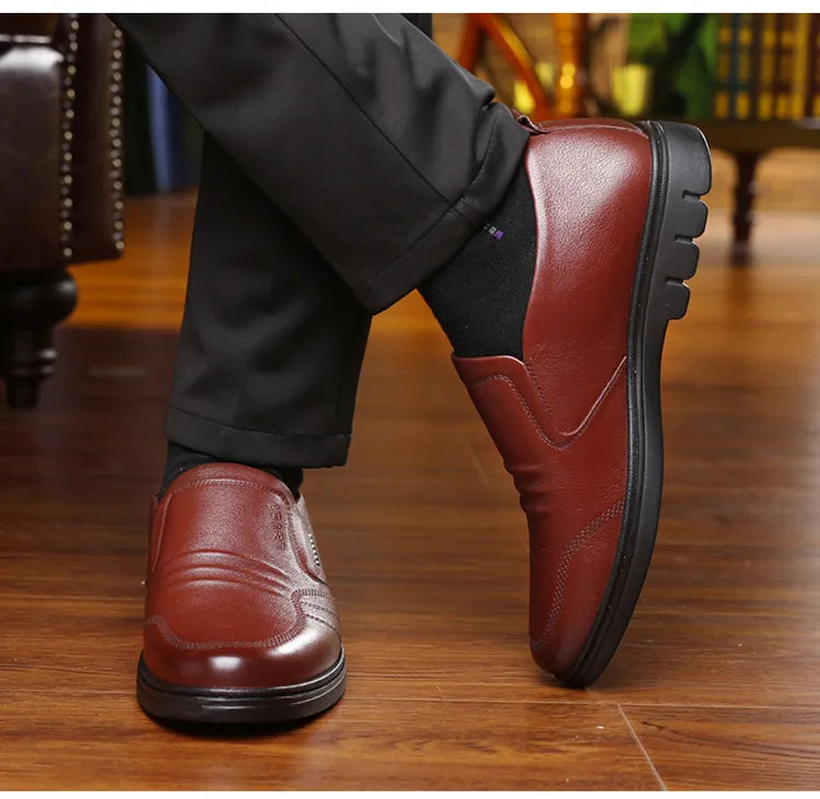 Logan | Comfortable non-slip leather shoes