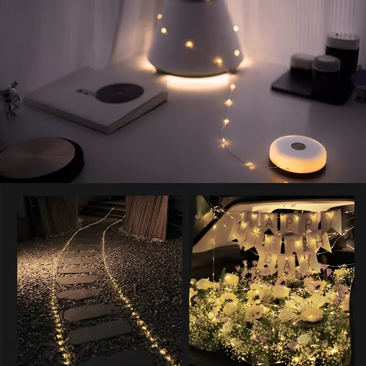 Outdoor Waterproof LED Fairy String Lights