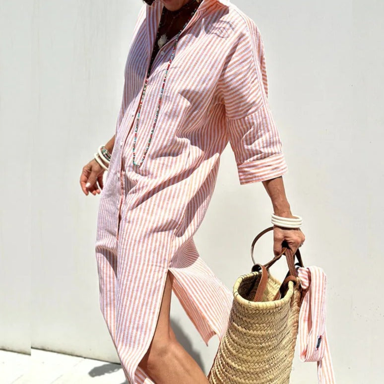 Chic Summer Striped Sundress