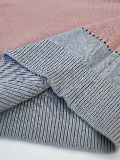 Ladies' Spotted Knit Sweater