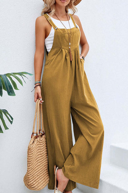 Comfortable V Neck Halter Jumpsuit for Women