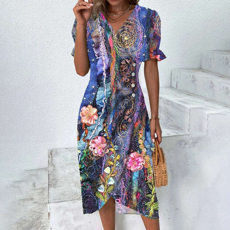 Casual Midi Sundress for Women