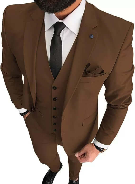 Classic Fit Men's 3 Piece Suit