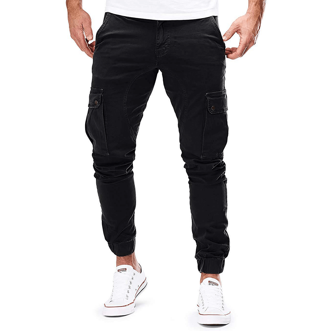 Men's Fitted Elastic Combat Pants