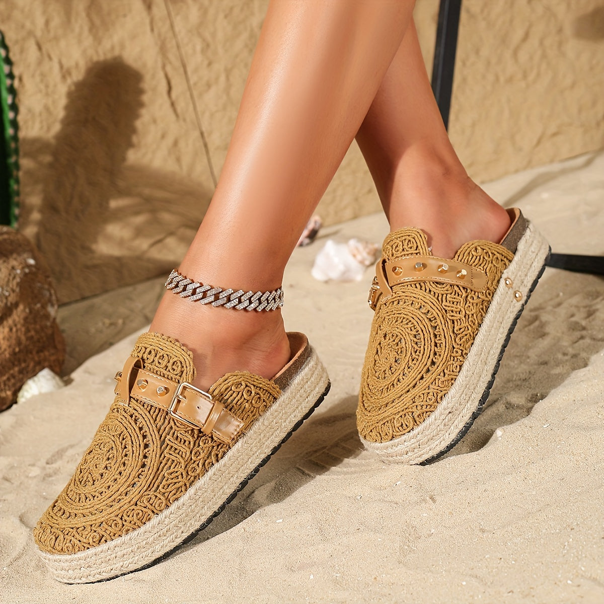 Bohemian Handmade Crochet Slippers