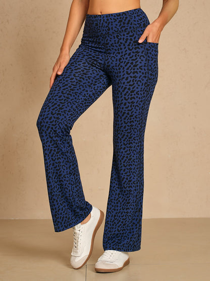 Fashionable 30 Inch Leopard Print Golf Pants