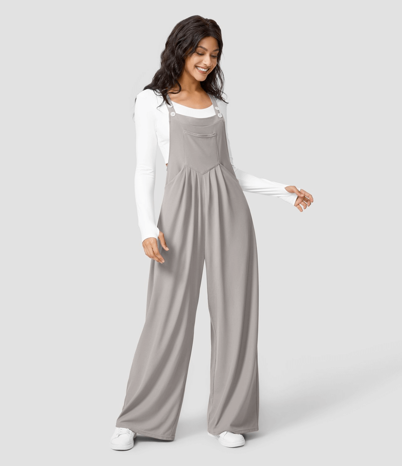 Loose Fit Women's Cotton Overalls