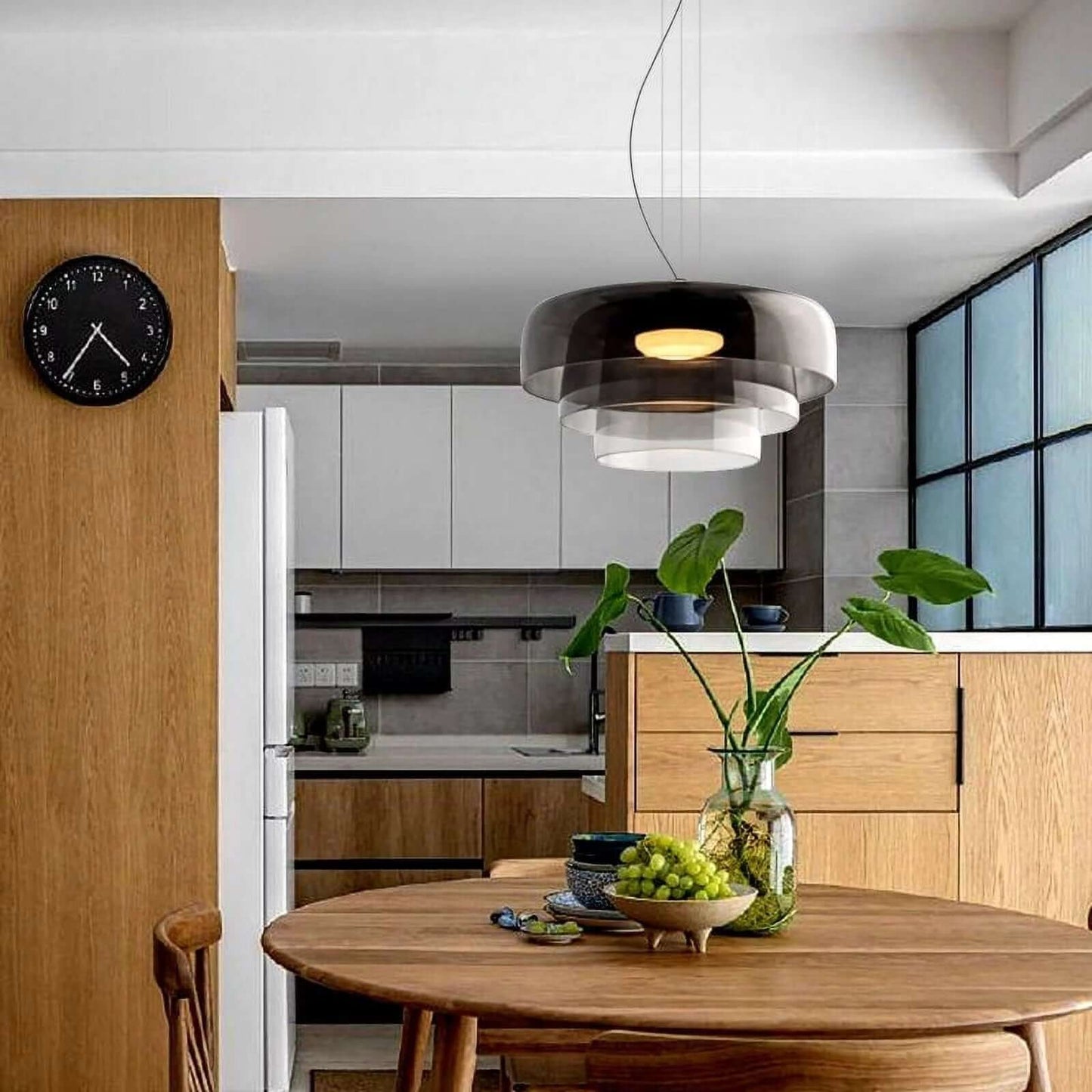 Elegant Clear Hanging Light Fixture