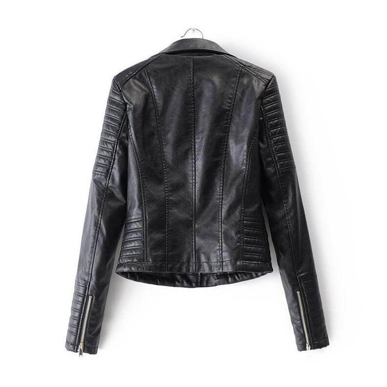 Vintage Style Leather Motorcycle Jacket