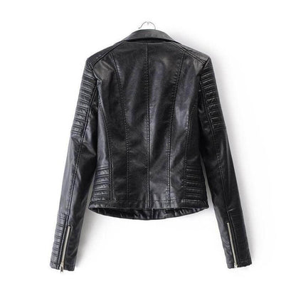 Vintage Style Leather Motorcycle Jacket