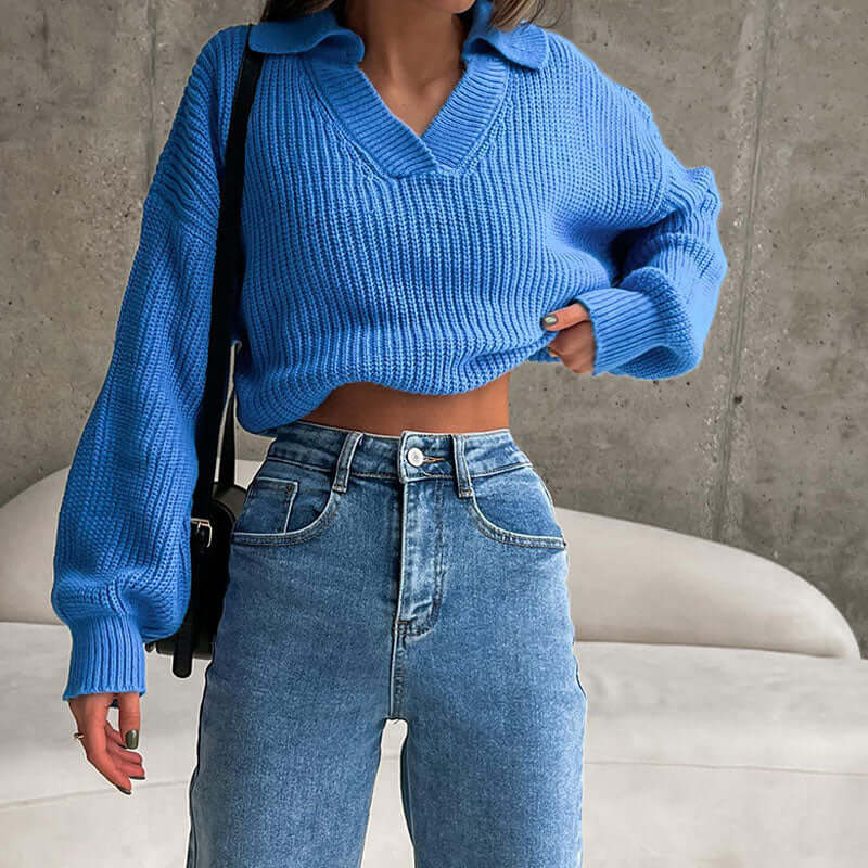 Ladies Soft Knit Pullover Sweater