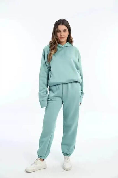Ladies' Loose Fit Sporty Tracksuit Set