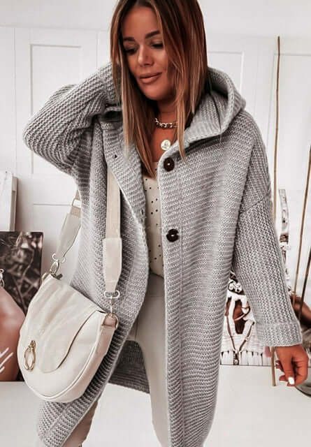 Cozy Button Front Sweater