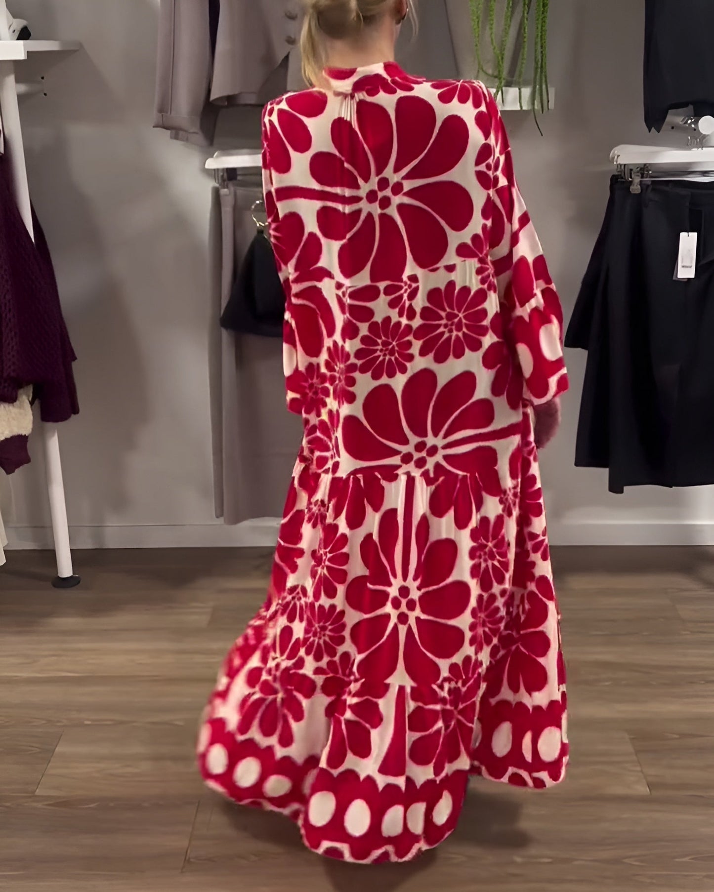 Beautiful Floral Long Maxi Dress