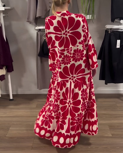 Beautiful Floral Long Maxi Dress