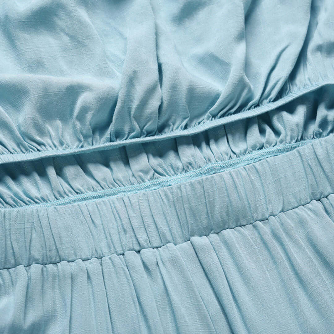 Sleeveless Summer Jumpsuit with Stretchy Waist