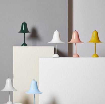 Wireless Desk Lamp with Traditional Shade