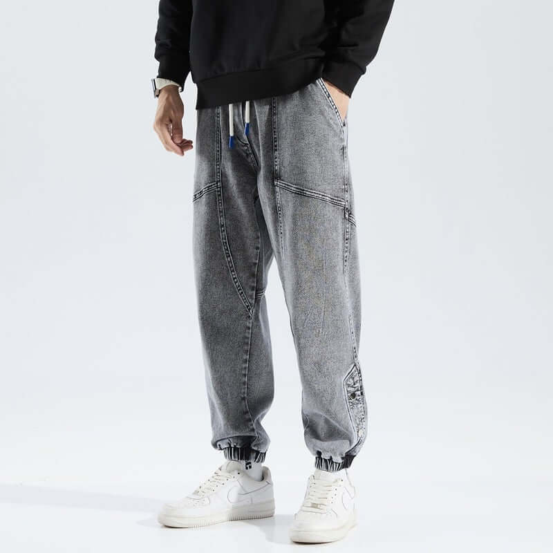 Comfortable Jeans Style Loose Fit Pants