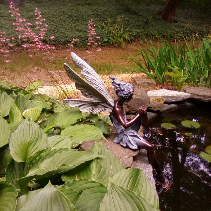 Colorful Fairy Garden Decoration Statue