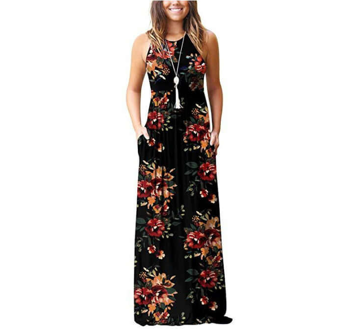 Pretty Summer Midi Dress - Lightweight & Chic