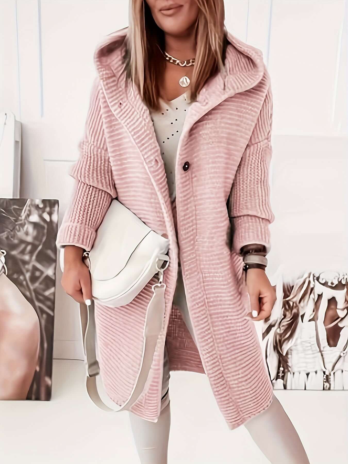 Luxury Soft Hooded Women's Cardigan Sweater - Luxivelle