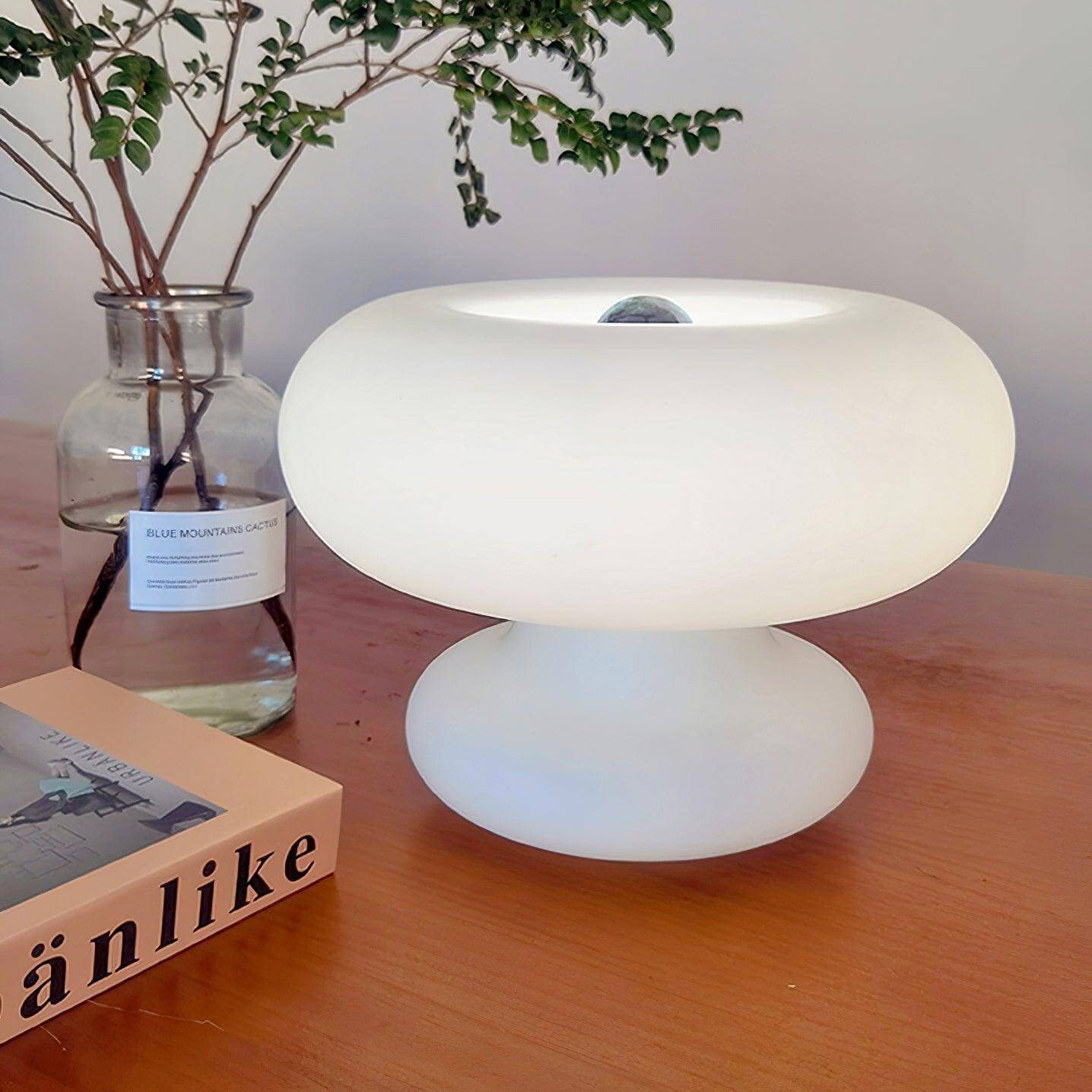Stylish Metal Base Round Desk Lamp