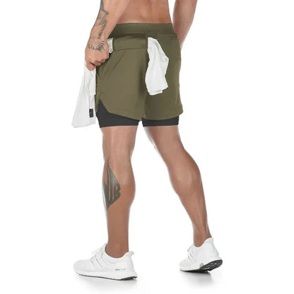 Men's Lightweight Moisture Wicking Athletic Running Shorts