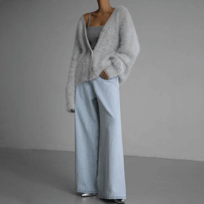 Soft Women's Knitted Sweater Cardigan