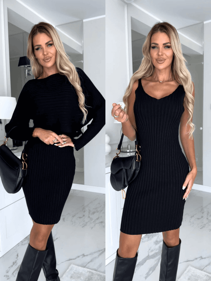 Ladies' Soft Sweater Dress Combo