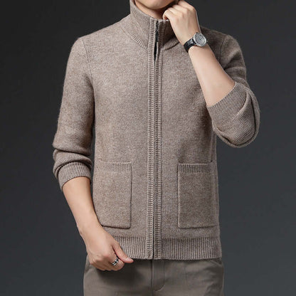 Men's Classic Zip Up Sweater