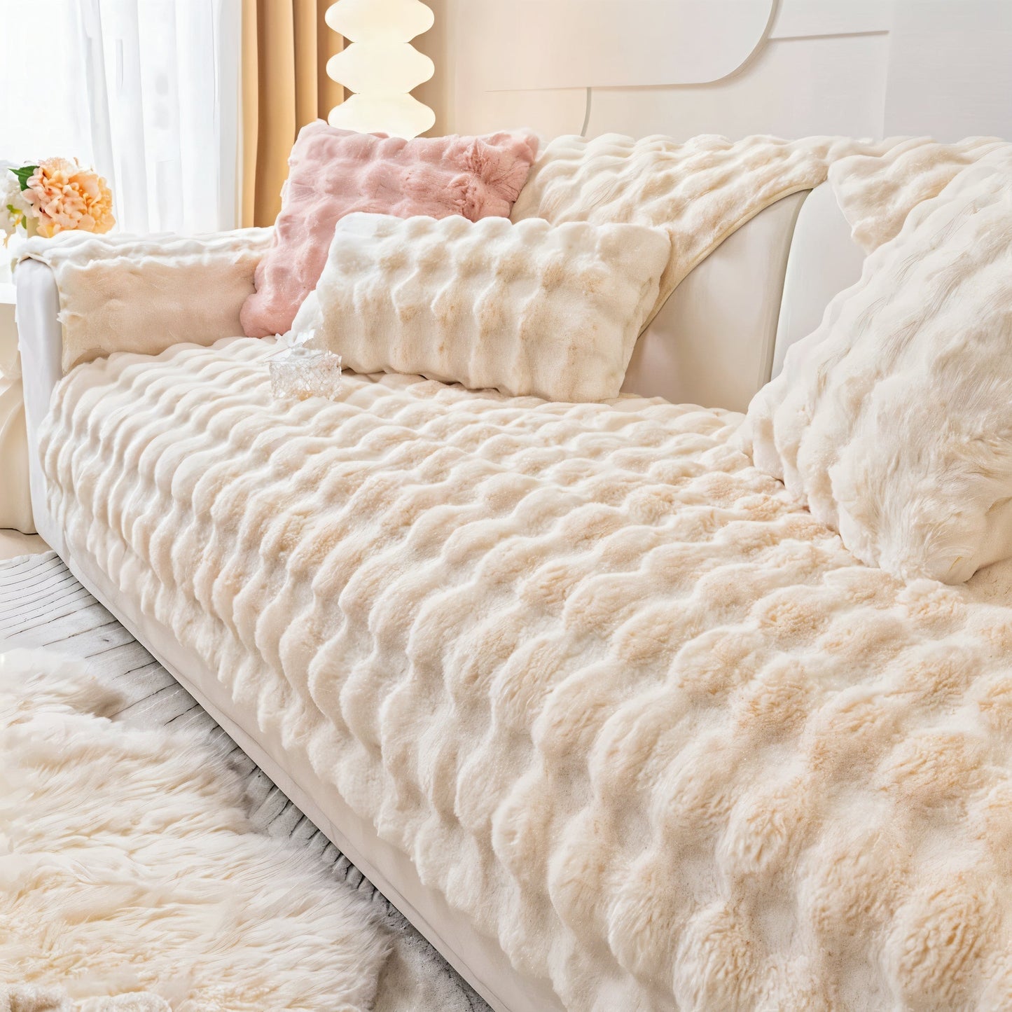 Plush Velvet Furniture Protector Cover