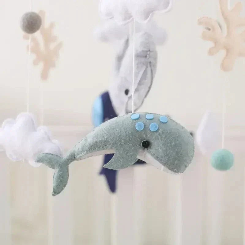 Gentle Wooden Baby Mobile No Battery Required