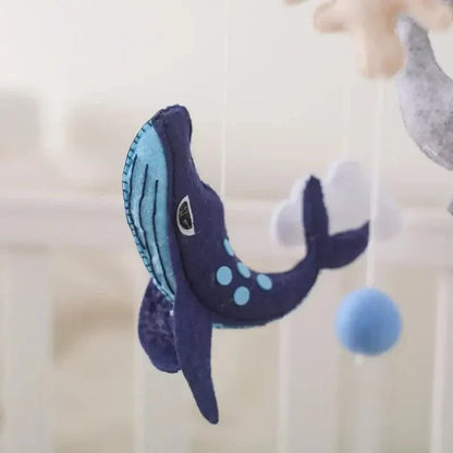 Gentle Wooden Baby Mobile No Battery Required