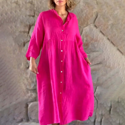 Long Sleeve Floor Length Evening Dress - Luxivelle