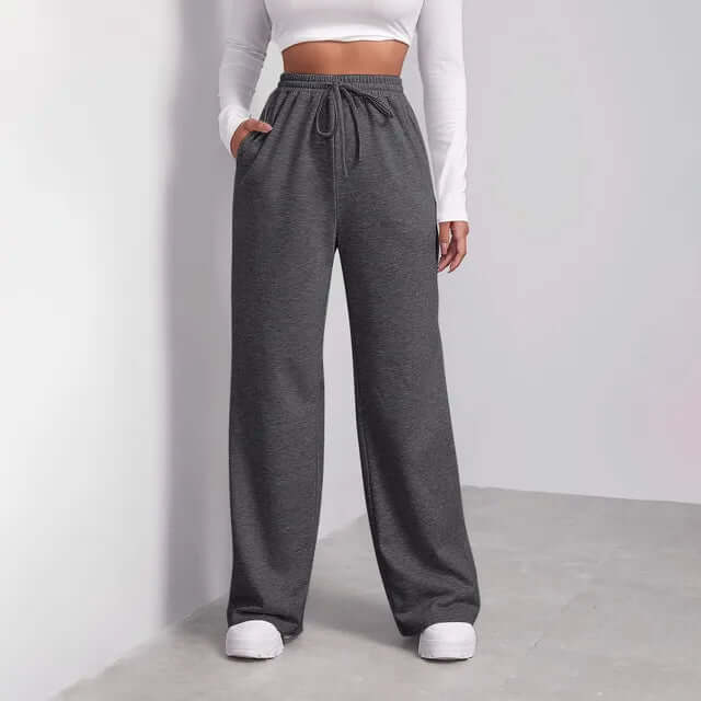 Comfortable Elastic Waist Women's Trousers