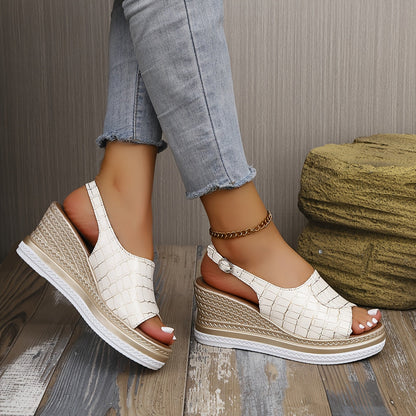 Chic Summer Wedge Sandals