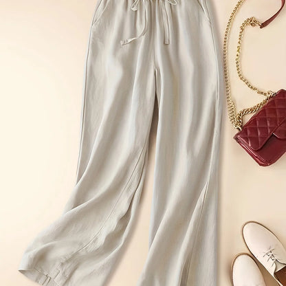 Comfortable Elastic Waist Pants