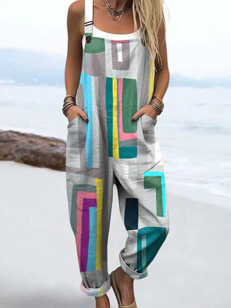 Fun Summer Romper Jumpsuit - Luxivelle