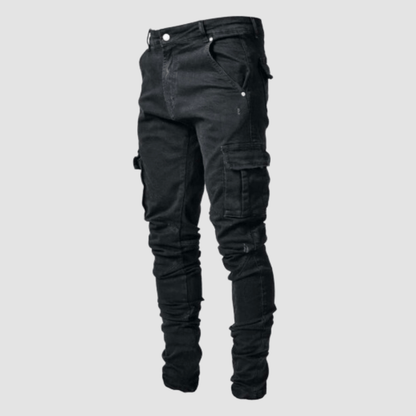 Men's Skinny Straight Leg Casual Jeans
