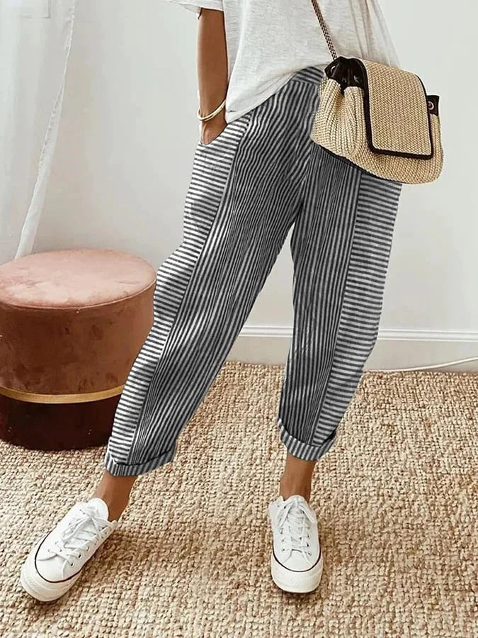 Finn | Comfortable striped trousers