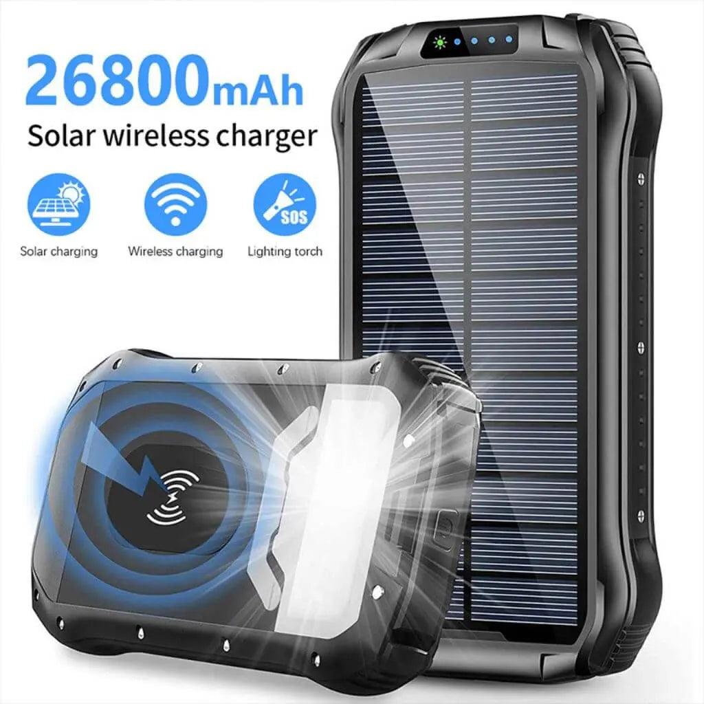 Compact Outdoor Emergency Solar Charger - Luxivelle
