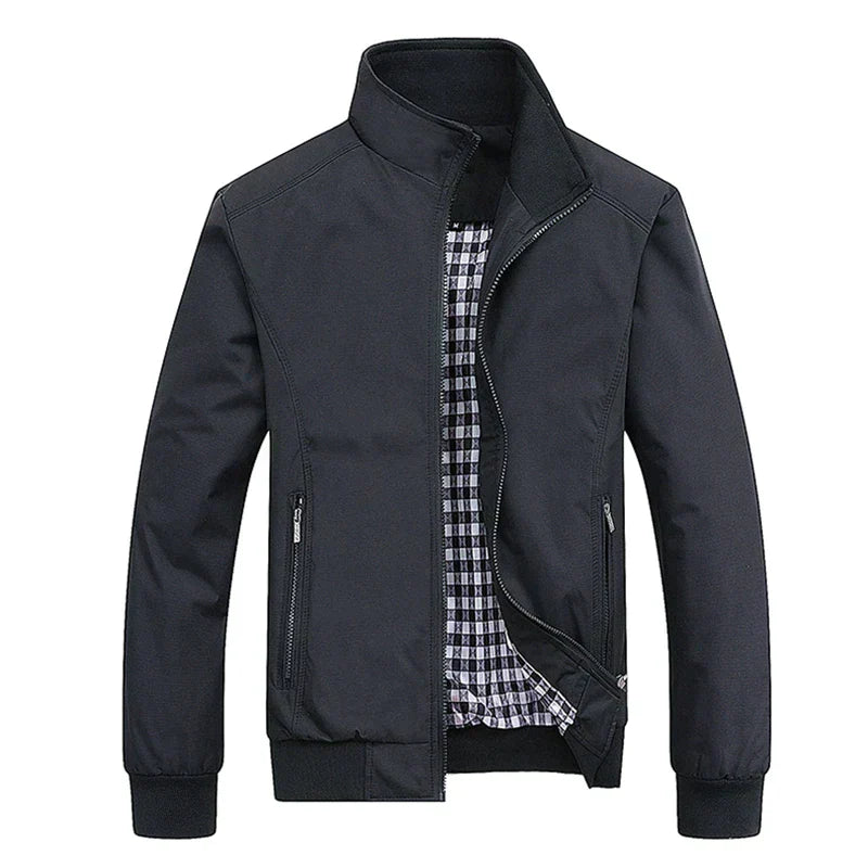 Waterproof Men's High Neck Outdoor Jacket - Luxivelle