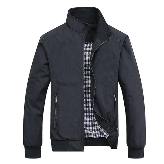 Waterproof Men's High Neck Outdoor Jacket - Luxivelle