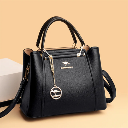 Premium Women's Shoulder Bag - Chic Faux Leather Tote