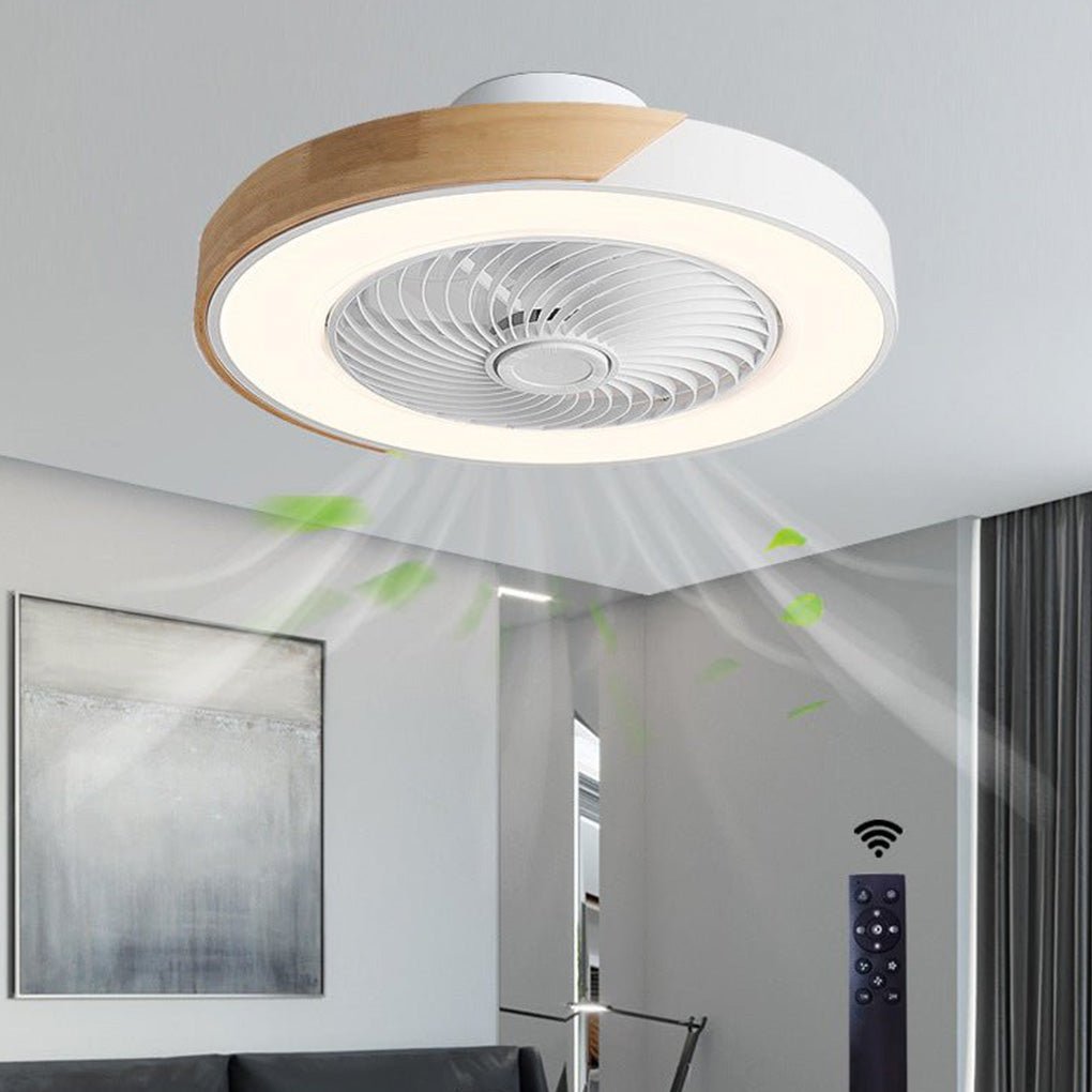 Sleek LED Low Profile Ceiling Fan Light - Luxivelle
