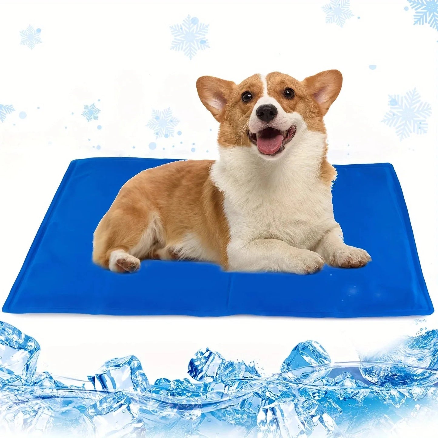 Portable Cooling Pet Mat: Waterproof Foldable Dog Bed - Luxivelle