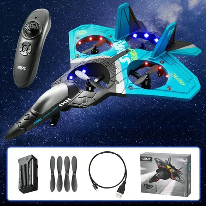 Fun Blue Kids Drone with Gravity Sensor Remote - Luxivelle